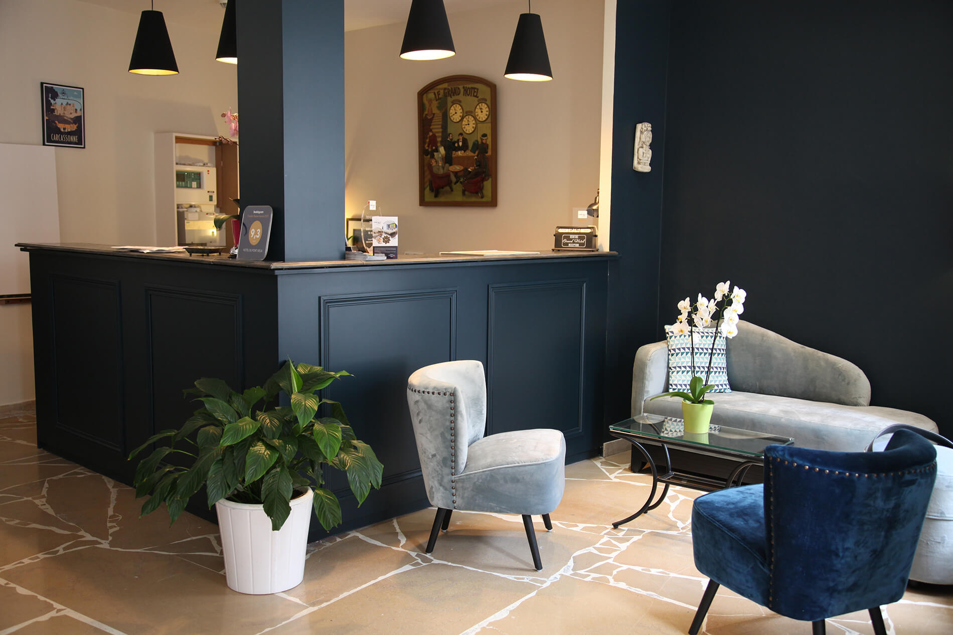 La banque d'accueil de